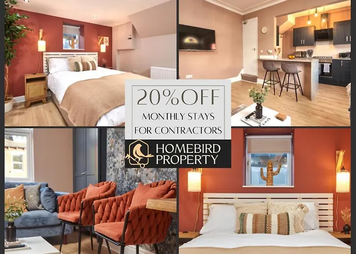 Beautiful 3bdr House By Homebird Management Short Lets & Serviced With Free Parking & Free Wifi * Leeds (West Yorkshire)